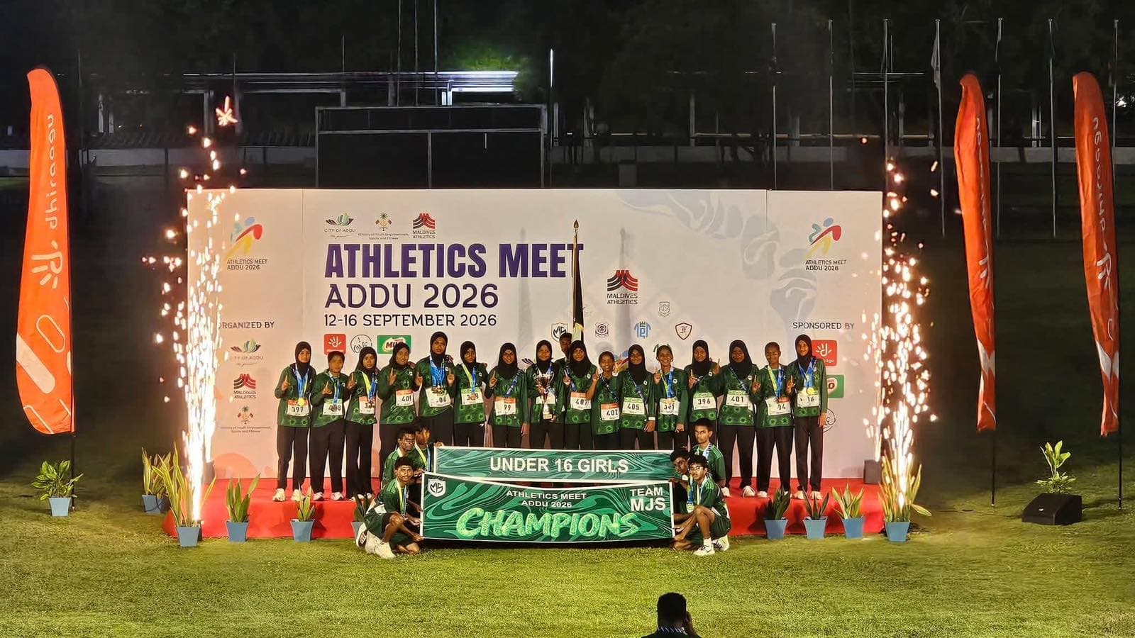 އައްޑޫ އެތްލެޓިކްސް މީޓް 2026: މުޙައްމަދު ޖަމާލުއްދީން ސްކޫލުން ބޮޑު ކާމިޔާބީއެއް ހޯދައިފި